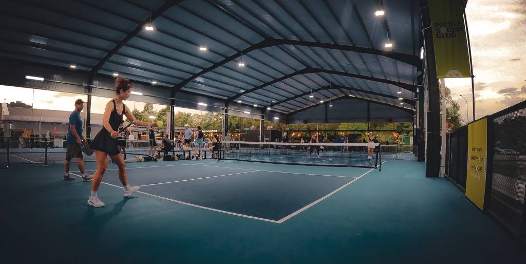 pickleball stock footage